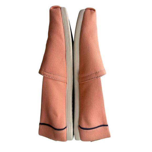 Toms x Meuf Paris Rosie The Riveter Coral Canvas Alpargata Classic Slip-On, Sz 7 - Picture 9 of 11